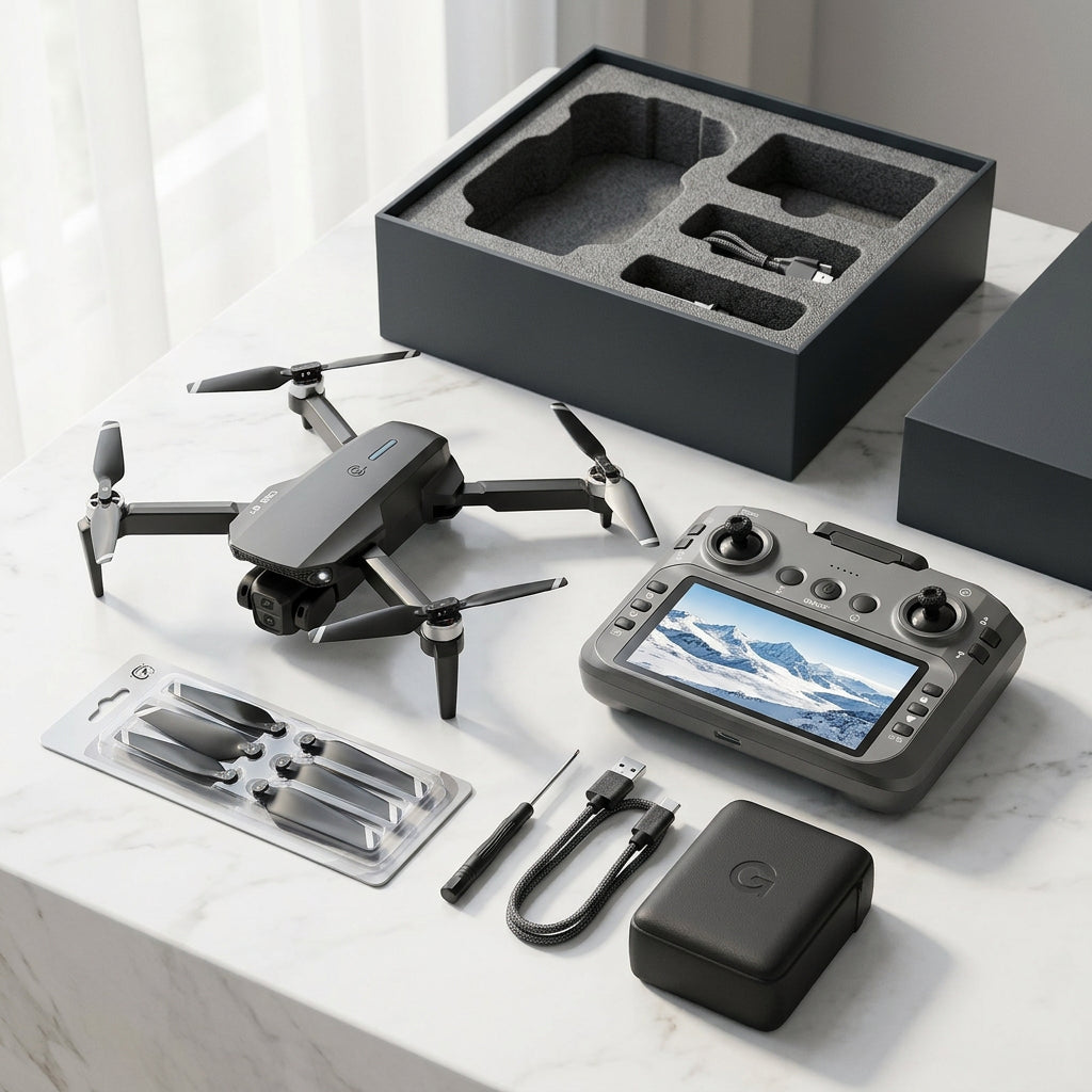 Dron Plegable Pantalla Grande HD 5