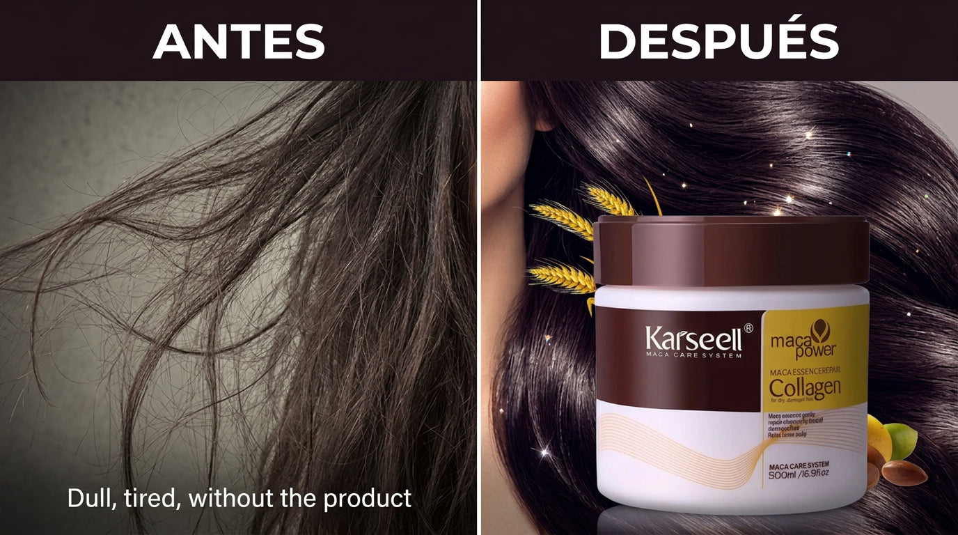 Máscara Colágeno Karseell® 500ml [Restauração Permanente e Completa] 4