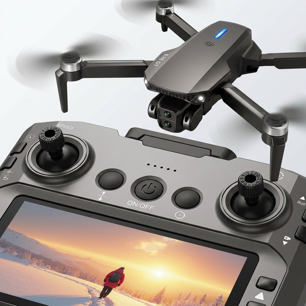 Dron Plegable Pantalla Grande HD 3